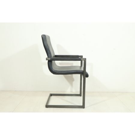 Esszimmerstuhl Watson mit Armlehnen, anthrazit