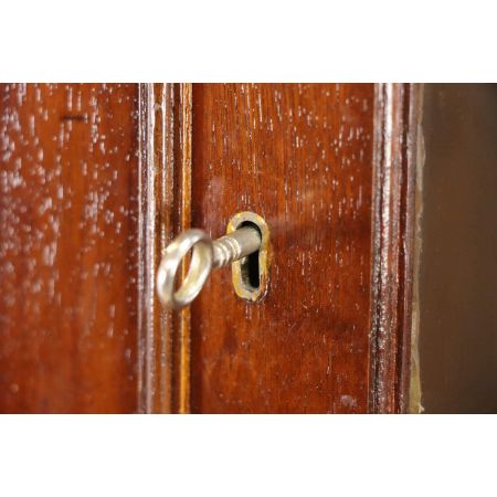 Massivholz Breakfront Bücherschrank mit Verglasung im Regency Stil der Zeit George des III.