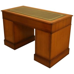 Englischer Schreibtisch "Carlton" 180x120cm, in Mahagoni, Eibe u. mehr erhältlich