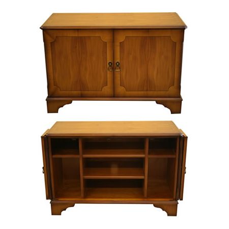 Eck TV Schrank / TV Sideboard "Edinburgh" in Mahagoni , Eibe u. mehr