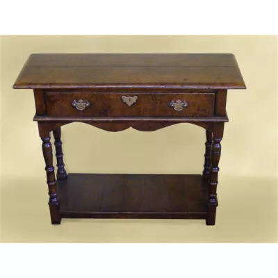 Side Table, 91cm wide x 32cm deep with P/B