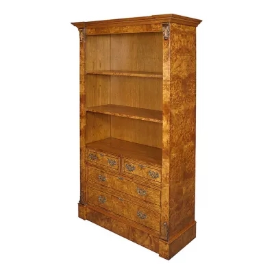 Bücherschrank mit Schubladen