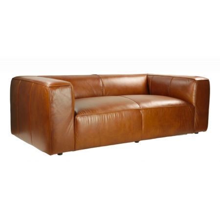 Stylishes Retro Ledersofa "Boston"