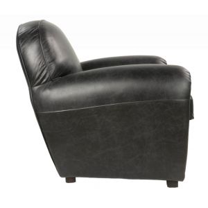 Französischer Clubsessel "Claude Schwarz" im Vintage Stil