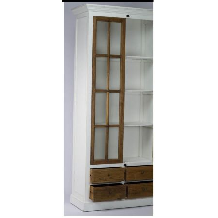 "Ada" Regal aus massivem Ulmenholz im Landhausstil