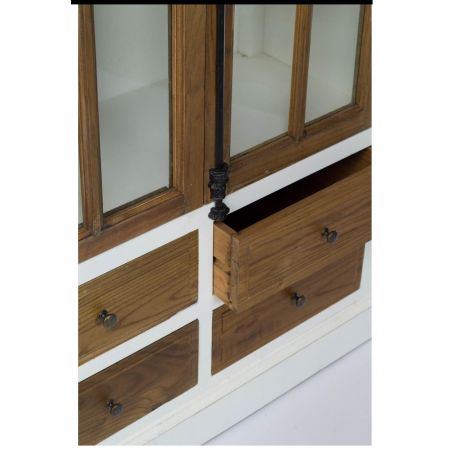 "Ada" Regal aus massivem Ulmenholz im Landhausstil