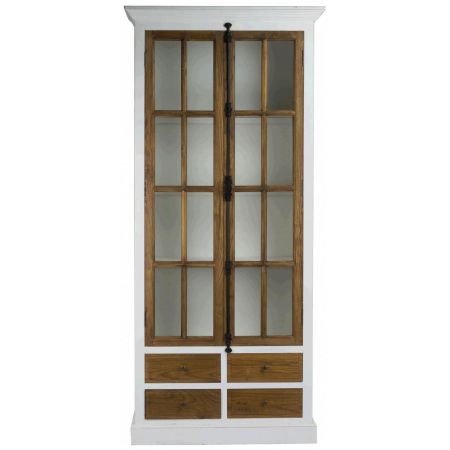 "Ada" Regal aus massivem Ulmenholz im Landhausstil