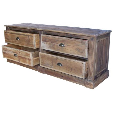 "Majorie" Kommode mit robusten Massivholzelementen im Landhausstil