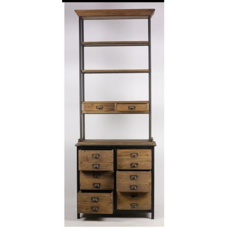 "Anne" Regal aus massivem Kiefernholz im Industial Style