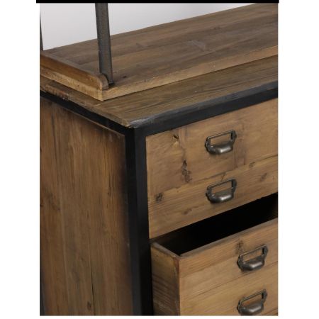 "Anne" Regal aus massivem Kiefernholz im Industial Style