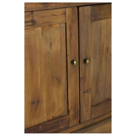 "Alma" Regal aus massivem Kiefernholz im Industial Style