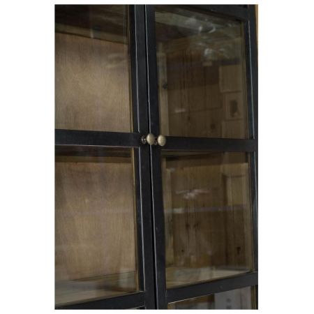 "Effie" Vitrine aus Massivholz im Landhausstil