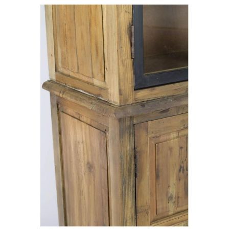 "Effie" Vitrine aus Massivholz im Landhausstil