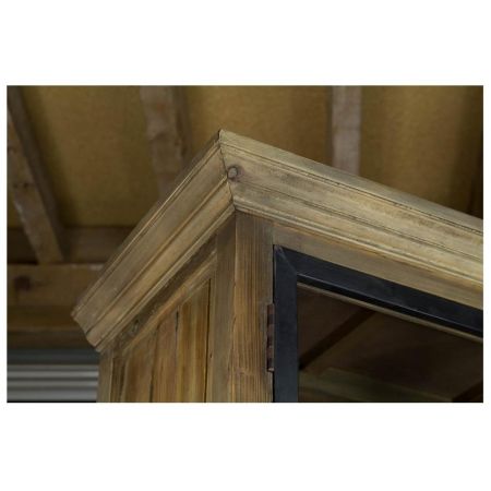 "Effie" Vitrine aus Massivholz im Landhausstil