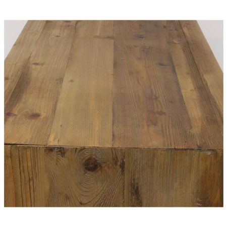 "Nora" Kommode aus Massivholz und robusten Metallelementen im Industrial Style