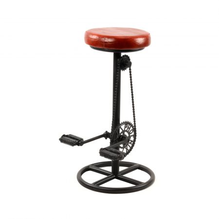 Fahrradhocker im industriellen Stil