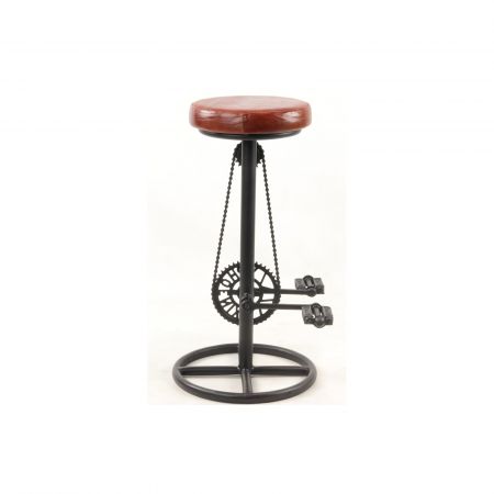 Fahrradhocker im industriellen Stil