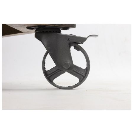 "Emma" Konsole aus Massivholz und robusten Metallelementen im Industrial Style