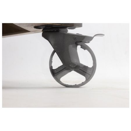 "Emma" Konsole aus Massivholz und robusten Metallelementen im Industrial Style