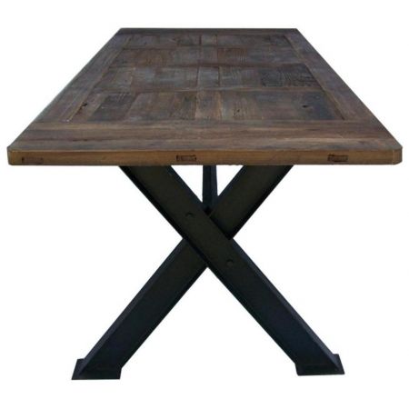 Großer Industrial Style Esstisch Gary, 250cm