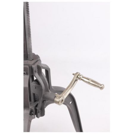 Industrial Style Esstisch 90 cm ?, höhenverstellbar mit Kurbel