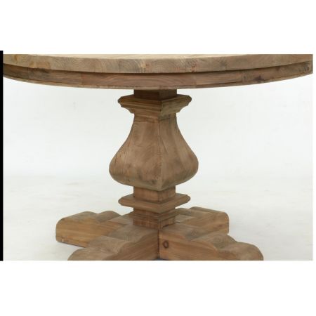 Rustikaler Esstisch Nala, rund