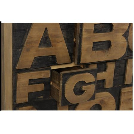 "Maida" Kommode mit robusten Massivholzelementen im Landhausstil