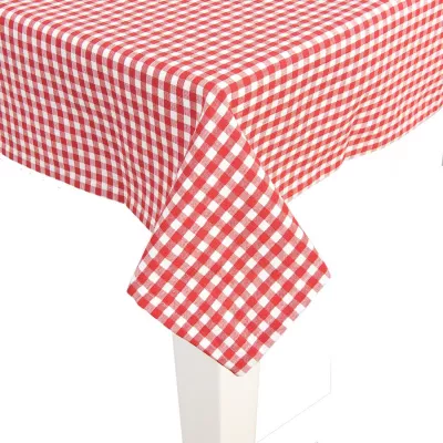 Clayre & Eef Tischdecke rot 130x180cm