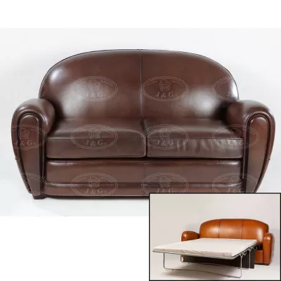 "Boston" Clubsofa Zweisitzer Chesterfield Schlafsofa