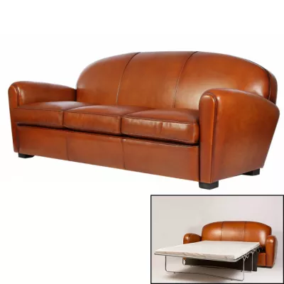 "Las Vegas" Clubsofa 3-Sitzer Chesterfield Schlafsofa