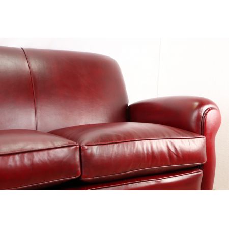 "Orlando" Clubsofa 3-Sitzer in Classic Rouge
