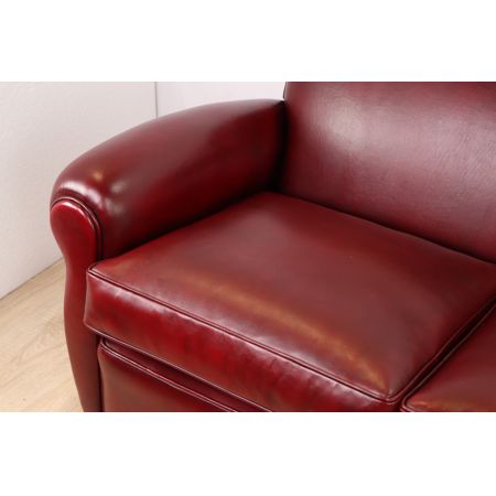 "Orlando" Clubsofa 3-Sitzer in Classic Rouge