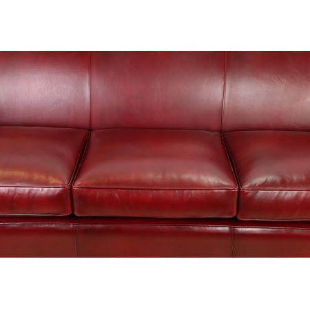 "Orlando" Clubsofa 3-Sitzer in Classic Rouge