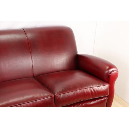 "Orlando" Clubsofa 3-Sitzer in Classic Rouge