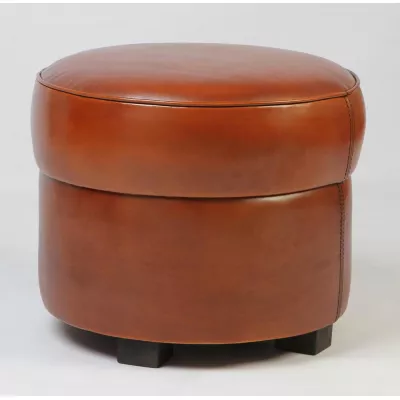 Hocker Art Deco Rund