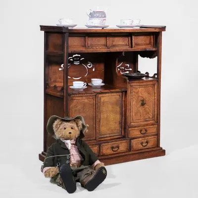 Antiker Japanischer Teeschrank – Cha Tansu aus dem 19. Jahrhunder