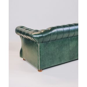"Jaxon" original Chesterfield Sofa Echtleder 3-Sitzer englisches Ledersofa