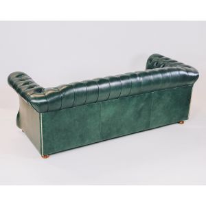 "Jaxon" original Chesterfield Sofa Echtleder 3-Sitzer englisches Ledersofa
