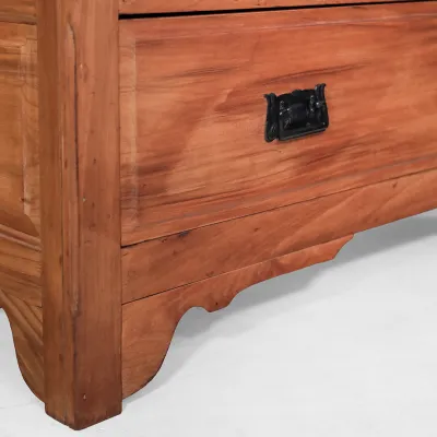 Jugendstil Schrank – Antiker Kleiderschrank in Satin Nussbaum / Satin Walnut um 1890