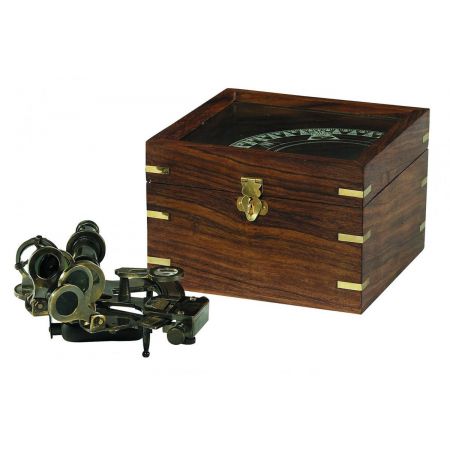 Authentic Models Sextant in dekorativer Schatel KA032