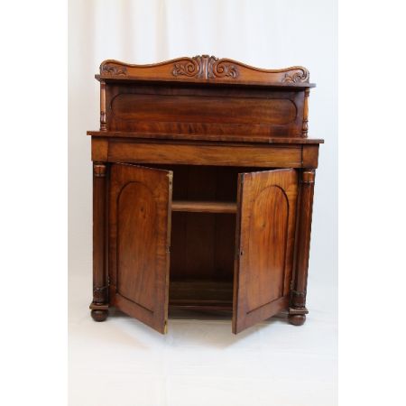 Sideboard Mahgoni victorian Patina Original 1860, antikes Aufsatzbuffet