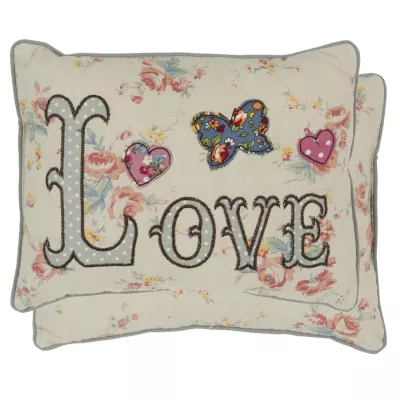 Clayre & Eef Zierkissen LOVE ca. 20 x 25 cm