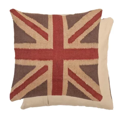 Clayre & Eef Kissenhülle England Flagge ca. 50 x 50 cm