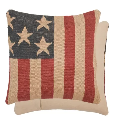 Clayre & Eef Kissenhülle USA Flagge ca. 50 x 50 cm