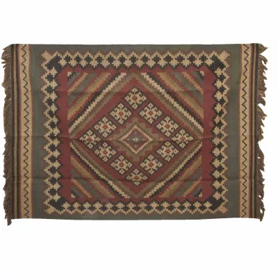 Clayre & Eef Teppich mit Karromuster 170*240 cm