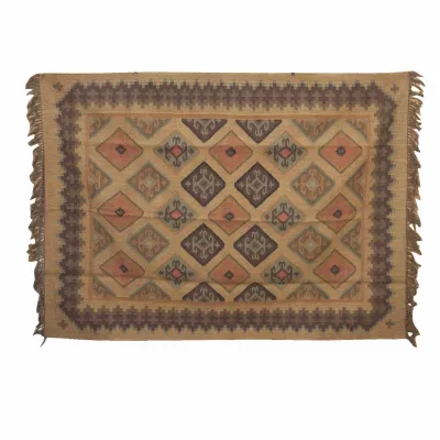 Clayre & Eef Rustikaler Teppich 170*240 cm