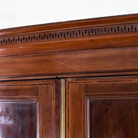 Edwardian Wardrobe Mahogany ca. 1901