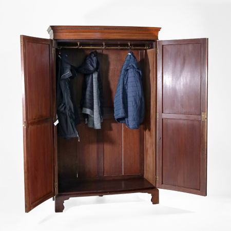 Edwardian Wardrobe Mahogany ca. 1901