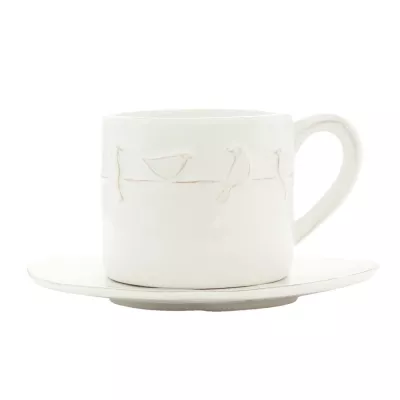 Clayre & Eef Kaffeetasse mit» 12x8x7 / Ø 15x1 cm