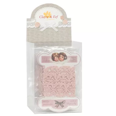 Clayre & Eef Schmuckborte rosa 50 cm
